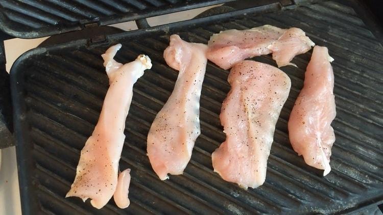 Friggere la dieta della carne per cucinare