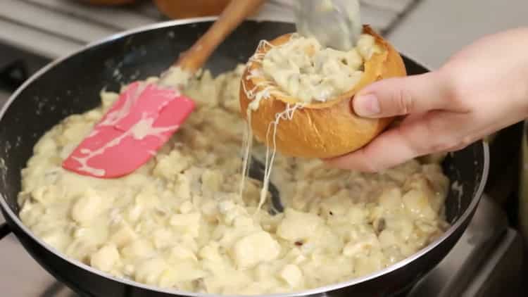 Per cucinare, riempi i panini