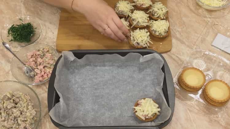 Julienne in tartellette ricetta graduale con foto