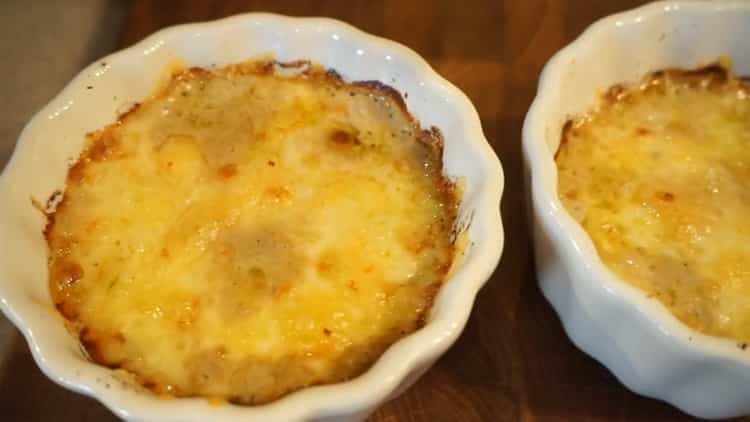 Champignon julienne hakbang-hakbang na recipe na may larawan