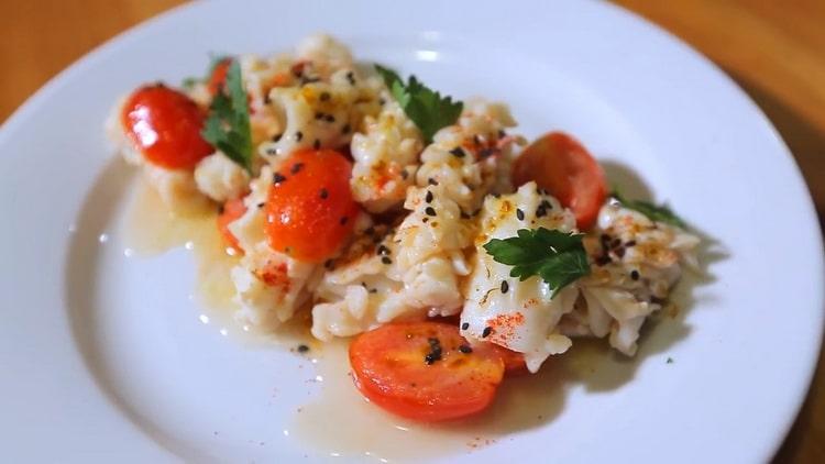 calamari fritti con cipolle pronte