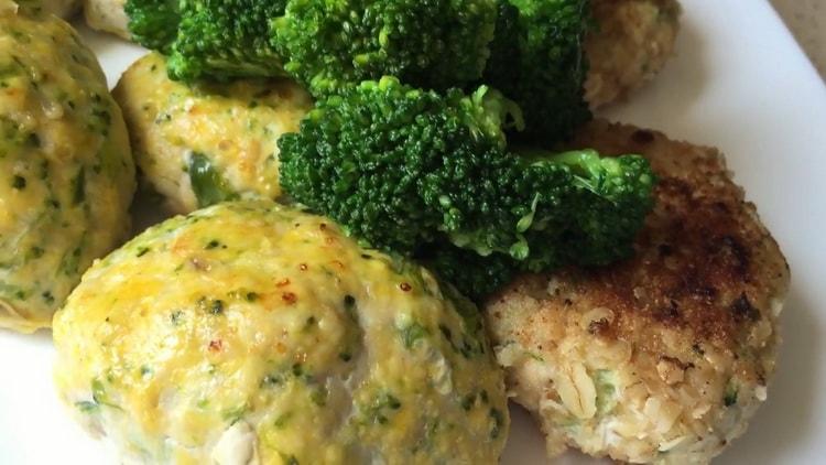 Cotolette di broccoli passo-passo con foto