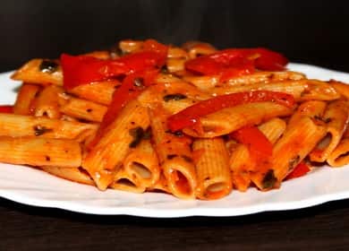 Deliziosa Pasta con Salsa Di Verdure - Lenten Ricetta 🍝