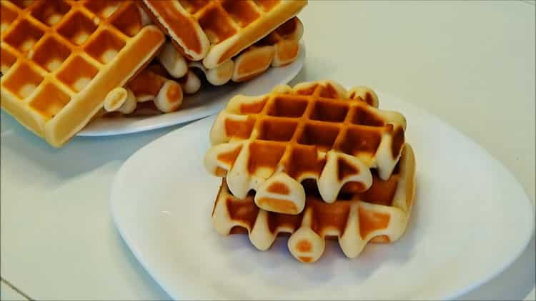 i waffle morbidi sono pronti