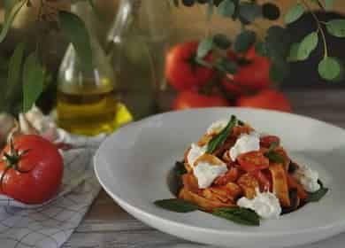 Ricetta passo dopo passo con formaggio con foto