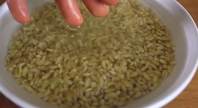 Cottura sottaceto magro con orzo perlato