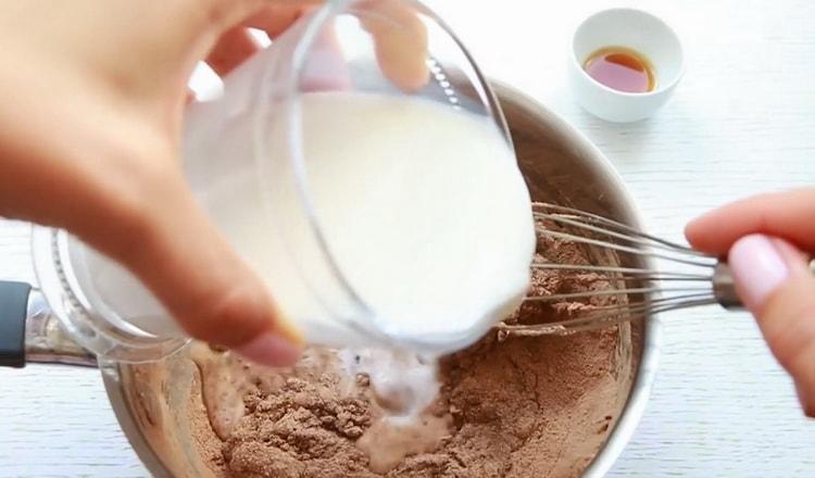 Preparare gli ingredienti per il budino