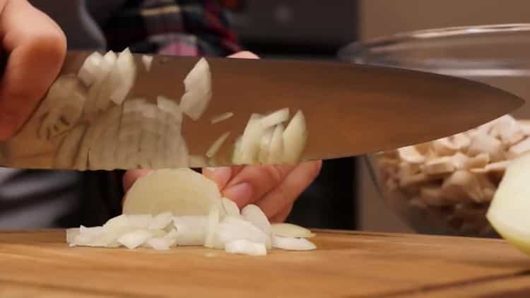 Julienne di cottura con funghi e formaggio