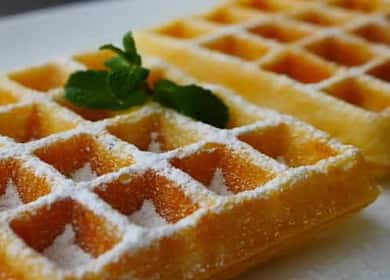 Waffle morbidi per ferri da cialda elettrici: ricetta passo dopo passo con foto