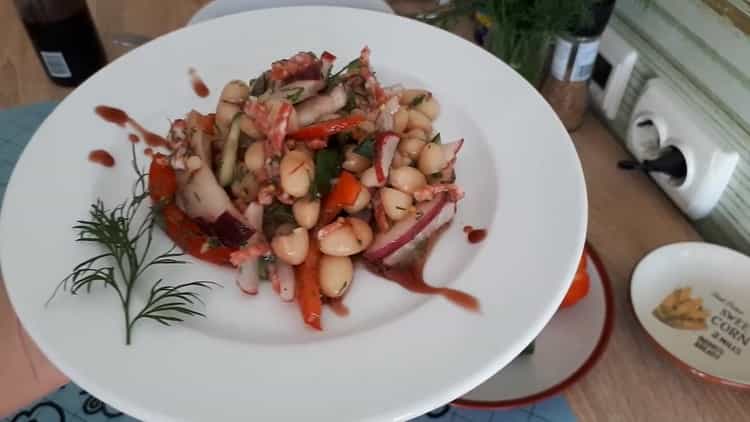 insalata di fagioli bolliti pronta