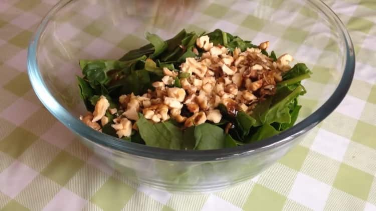 insalata di spinaci freschi pronta