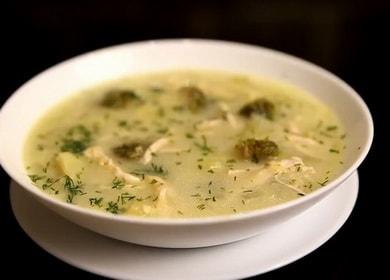 Zuppa di formaggio con broccoli e pollo - una deliziosa ricetta 🥣