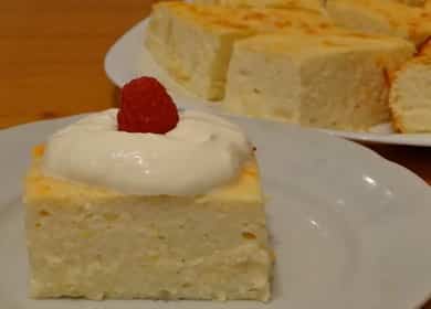 Budino di cagliata in forno secondo una ricetta passo passo con foto