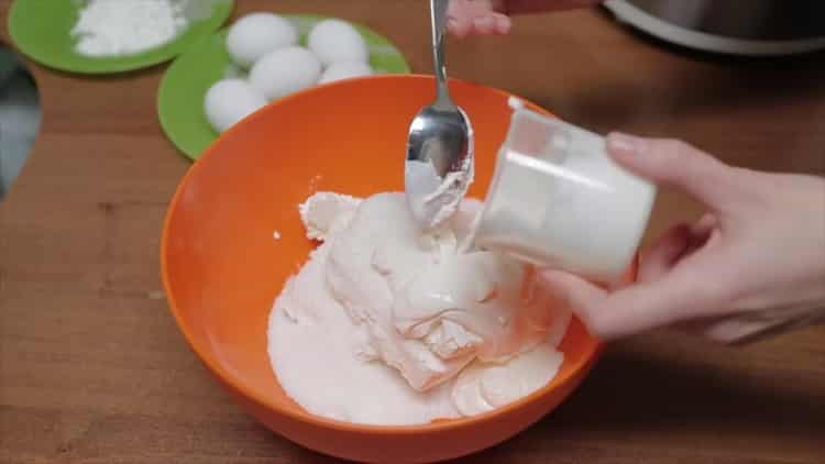 Preparare gli ingredienti per il budino