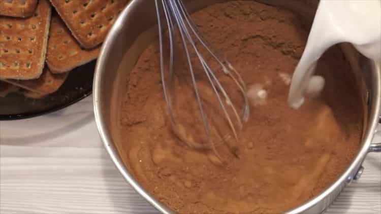 Prepara gli ingredienti per il dessert.