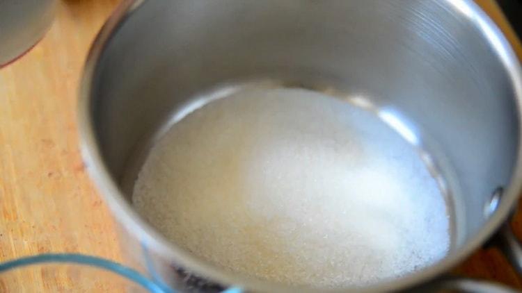 Ricetta graduale del budino al cioccolato con foto