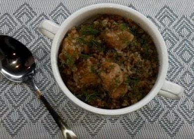 Grano saraceno abbondante e gustoso con carne di maiale: cuocere con foto passo dopo passo.