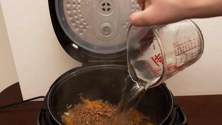 Aggiungi acqua per cucinare