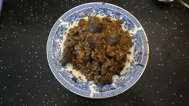 Grano saraceno con fegato ricetta graduale con foto