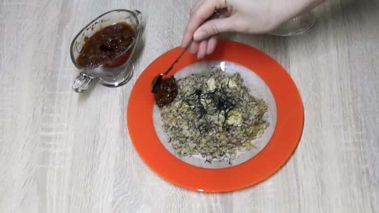 Ricetta passo dopo passo petto di pollo con grano saraceno con foto