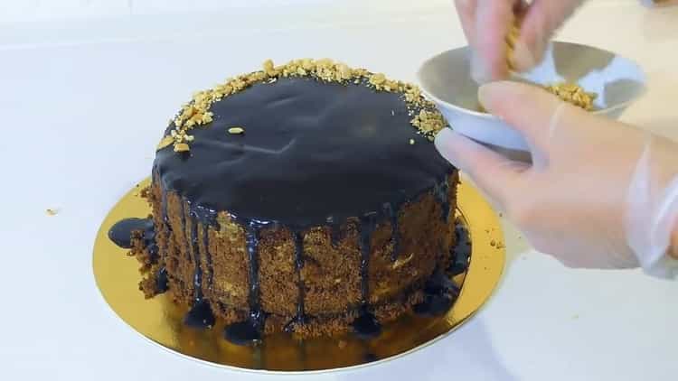 Torta Snickers con meringa: una ricetta passo dopo passo con foto