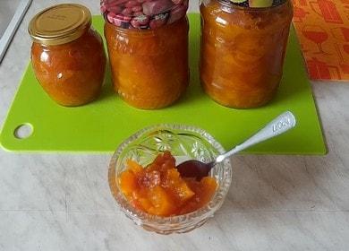 Marmellata di zucca con albicocche secche - un vero объ