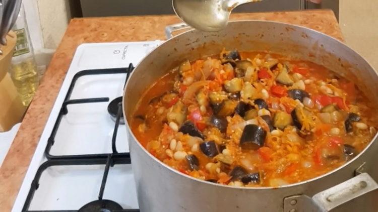 melanzane con fagioli pronti