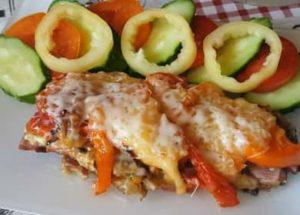 Carne alla francese con funghi al forno secondo una ricetta passo passo con foto