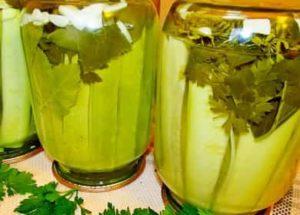 Zucchine per l'inverno passo dopo passo ricetta con foto