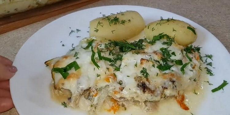 Zucchine con funghi - l'opzione migliore per la cena