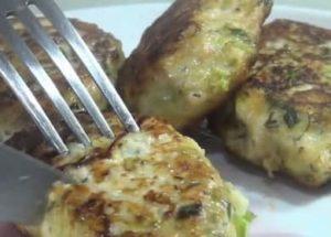 Polpette di pollo abbondanti e saporite con zucchine