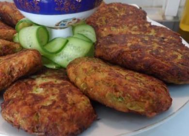 Cotolette di zucchine deliziose e originali