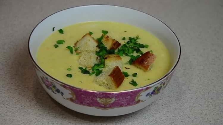 zuppa di crema di zucchine