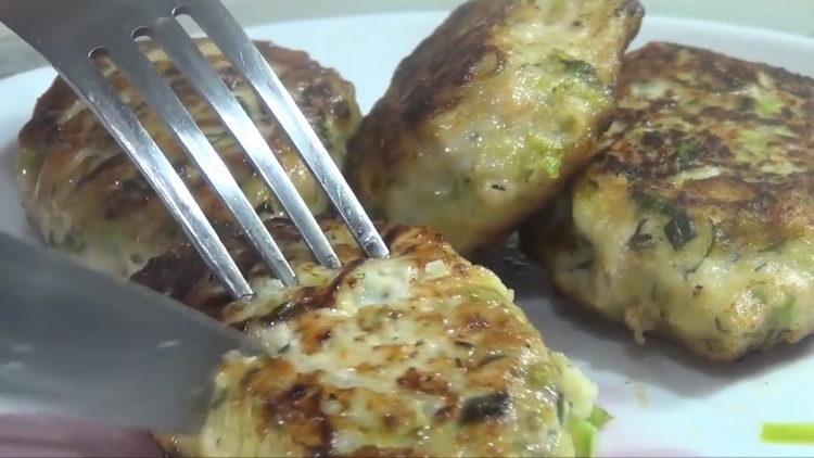 Polpette di pollo abbondanti e saporite con zucchine