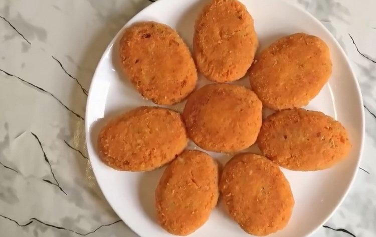 Ricetta di cotoletta di carota senza pari