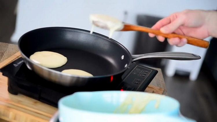 Scalda la padella per cucinare