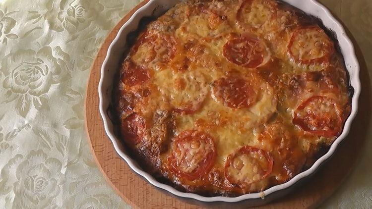 pizza zucchine pronta