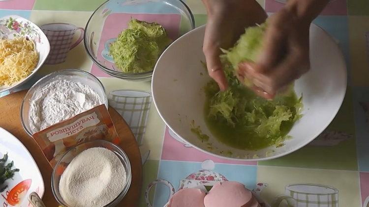 preparare le zucchine