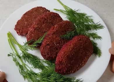 Deliziose cotolette di barbabietola magra 🥣