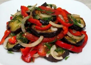 Insalata leggera con melanzane e pomodori🥗