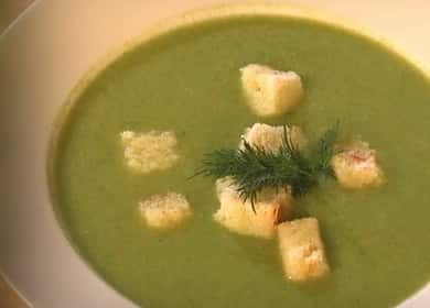 Zuppa di purea di broccoli, spinaci e cavolfiore - deliziosa e molto salutare 🍵