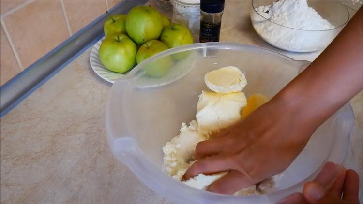 Prepara gli ingredienti per cucinare.