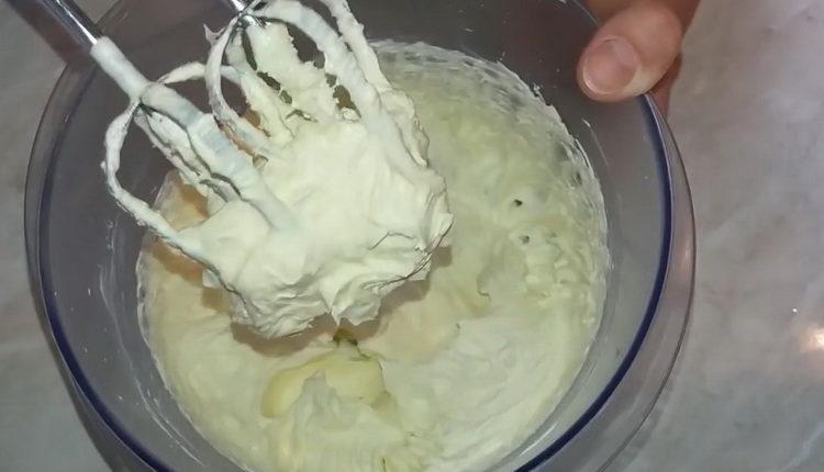 Per fare una torta, crea una crema