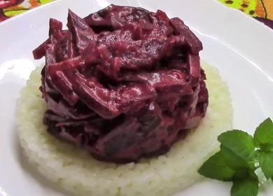 Ang isang recipe para sa masarap na nilagang beets🍠