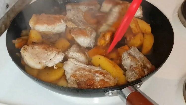 Aggiungi carne per cucinare