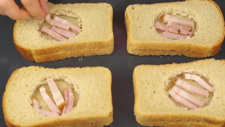 metti la pancetta sul pane