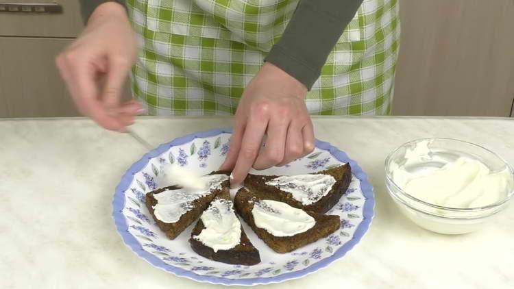 crostini di grasso con maionese