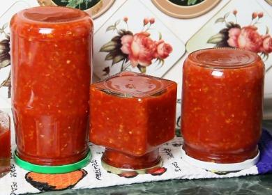 Delicious adjika Zamanikha di pomodoro - ricetta per l'inverno🍅