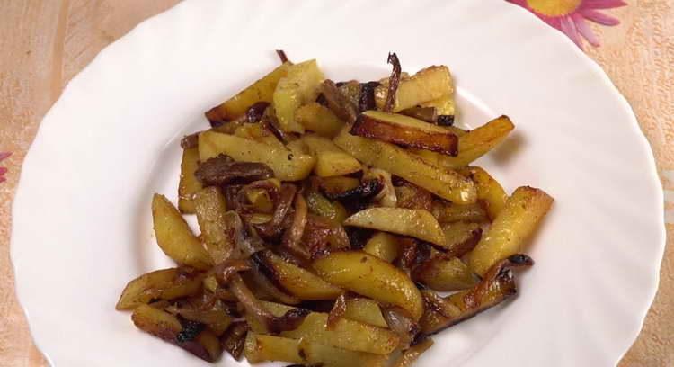 patate con funghi di miele