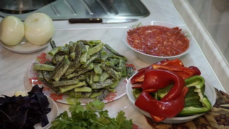 preparare gli ingredienti